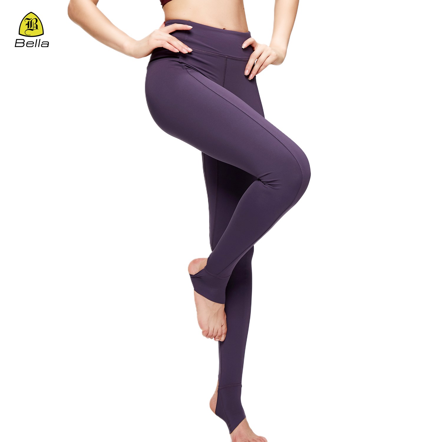 leggings de ioga confortáveis ​​de alta elasticidade
