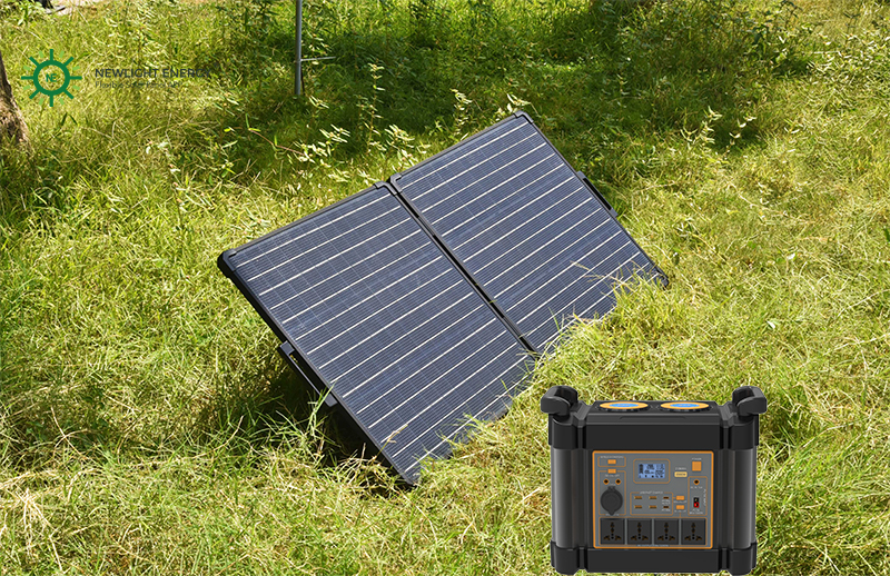 220W Portable Solar Charge Case With Frame Case-NEWLIGHT ENERGY