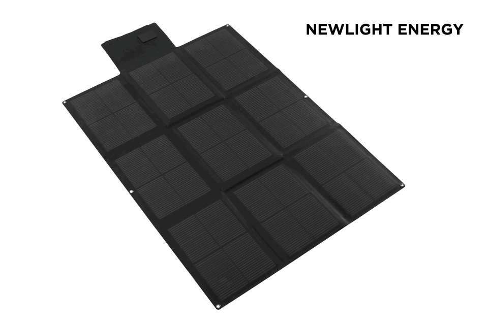 135W Flodable SUNPOWER High Efficiency 25% Solar Charger-Solar Blanket 2FFM115C-NEWLIGHT ENERGY