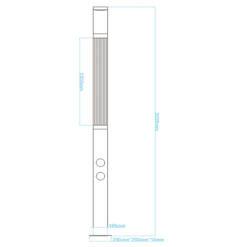 10W LED Solar Light with 9W Broadcast Design 2FWB001-NEWLIGHT ENERGY
