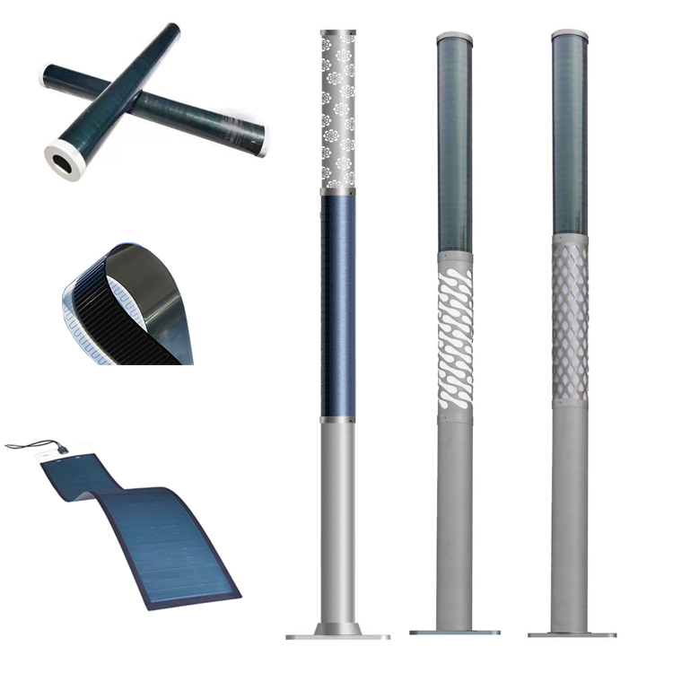 20W LED Lantern Solar Wrap Pole Vertical Solar Light 2FSG039-NEWLIGHT ENERGY
