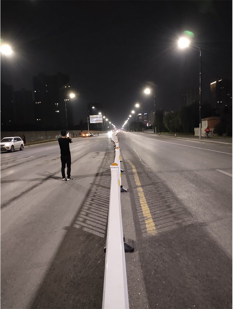 560pcs Project Of Solar Wrap Pole With Flexible Solar Panel On Pole-NEWLIGHT ENERGY