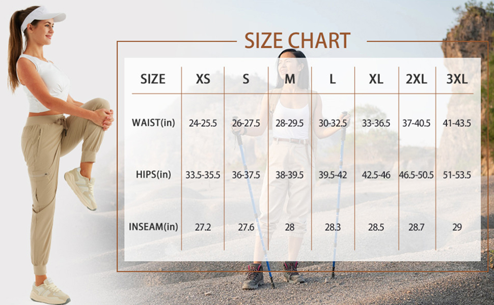 Women's Lightweight Quick Dry Cargo Joggers