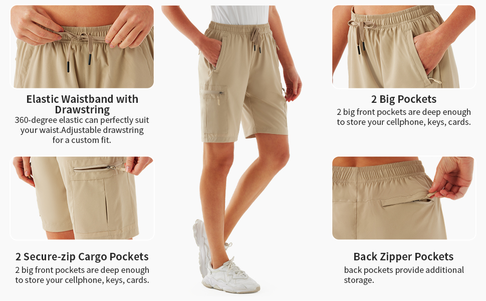 Lightweight Hiking Cargo Shorts