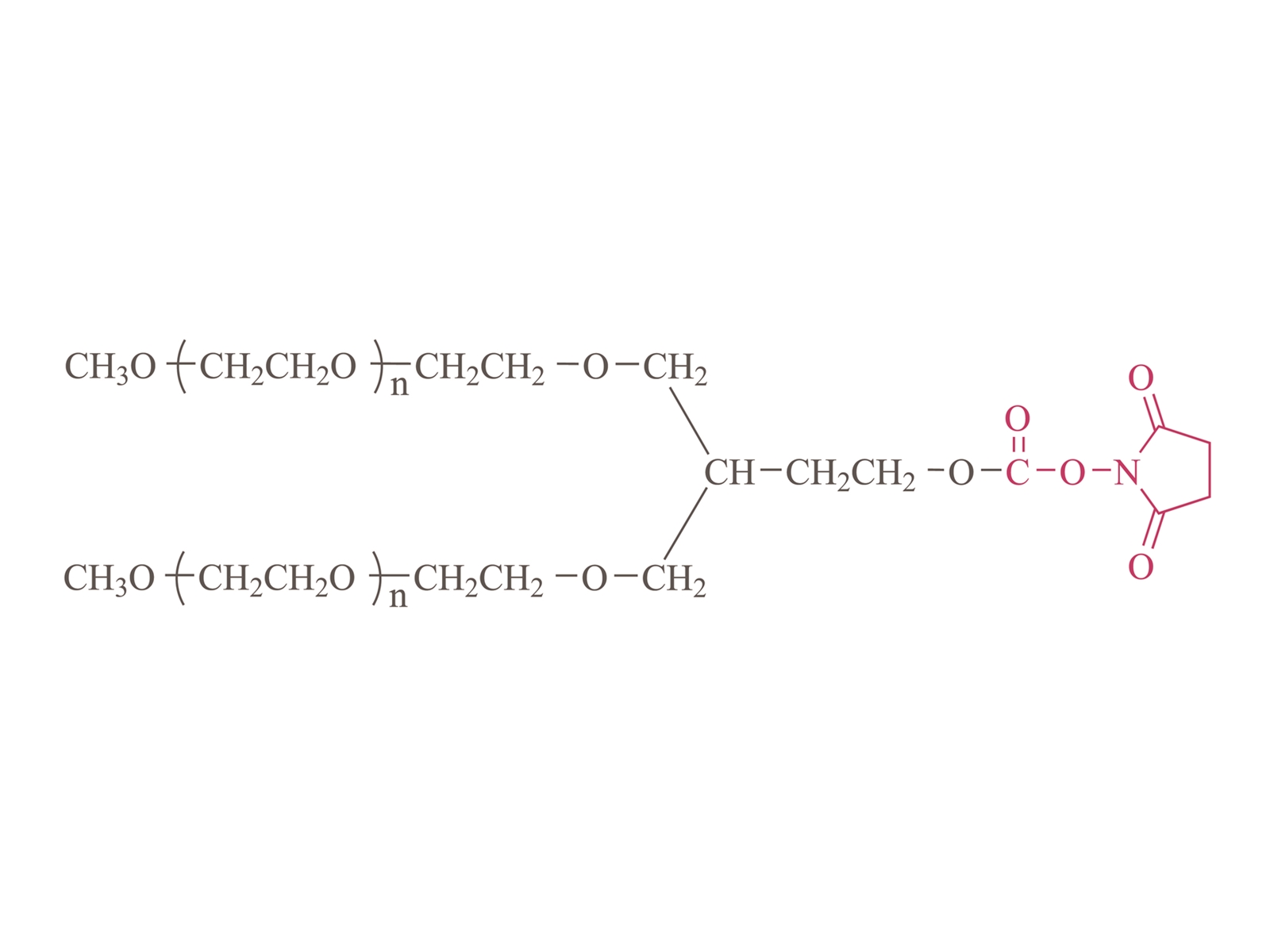 2-braço metoxypoly (etilenoglicol) carbonato de succinimidil (PT02) [2-ARM PEG-SC (PT02)]