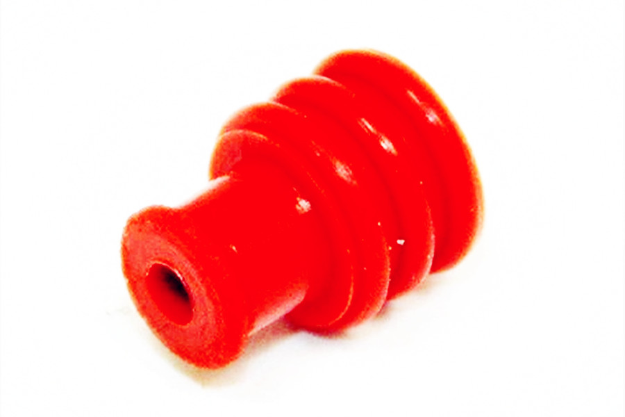 Selos de borracha de silicone vermelhos para proteger a fiação