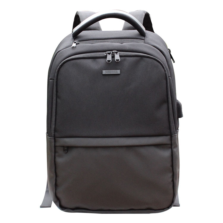 Novo personalizado negócio laptop mochila usb carregador mochila homens empresários trabalho diário laptop mochila