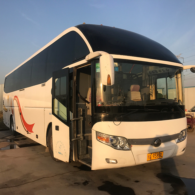 Barramento de ônibus de segunda mão 12m yutong 6127 ônibus com 55 lugares