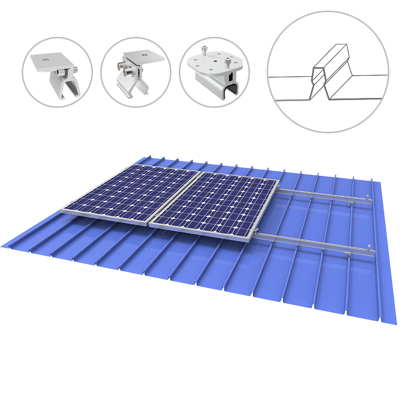 Sistema de racking solar de montagem solar de metal KLIP-LOK