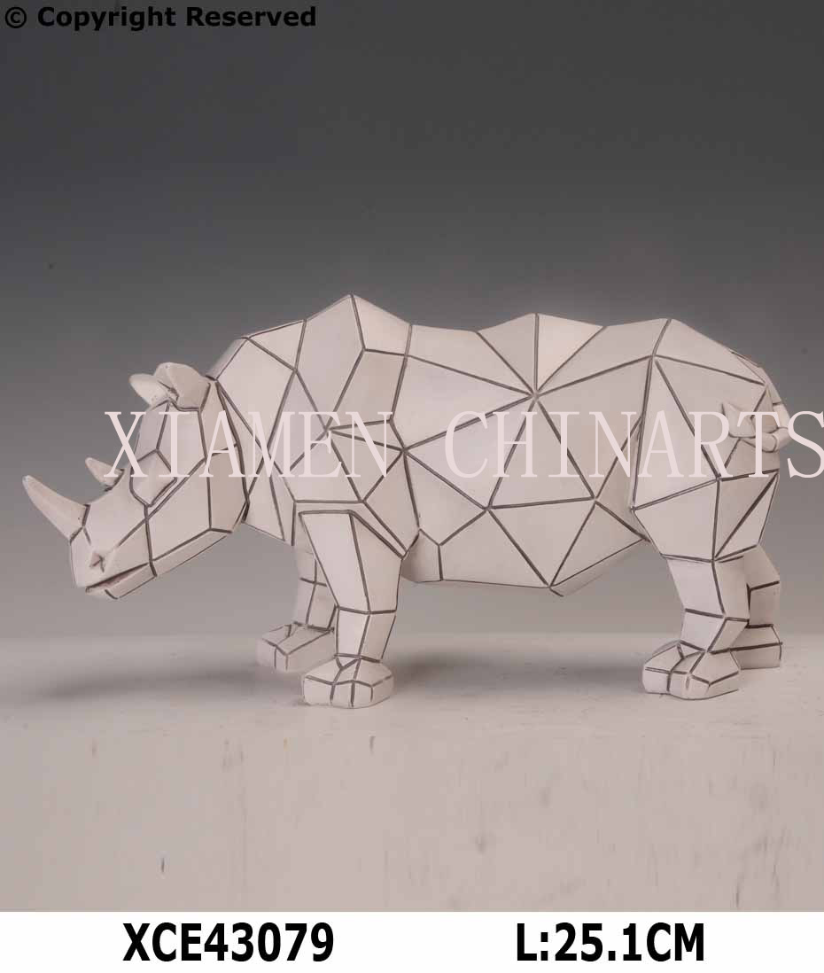 Home Deco-resina rinoceronte xce43079