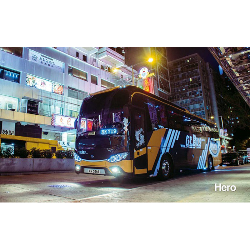 12 metros E6 grande ônibus herói série
