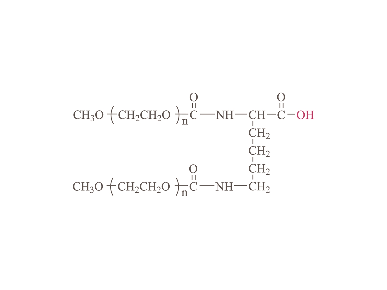 2-braço metoxypoly (etilenoglicol) ácido carboxílico (LYS01) [2-braço PEG-COOOH (LYS01)]