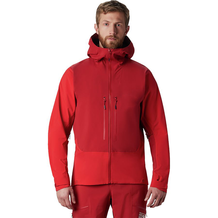 Novo jaqueta de montanha respirável impermeável de alto desempenho com capuz