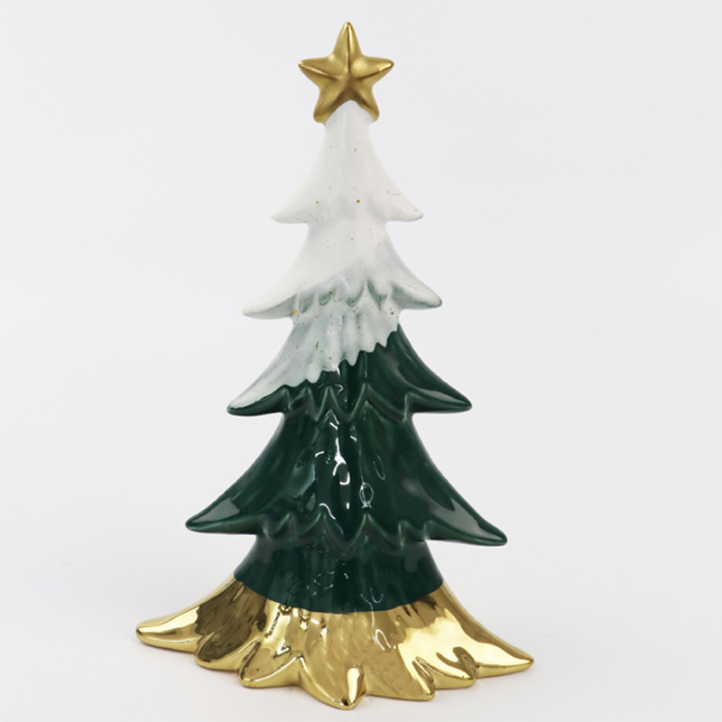 2020 Decoração de Família Presente Tabletop Cerâmica Árvore de Natal