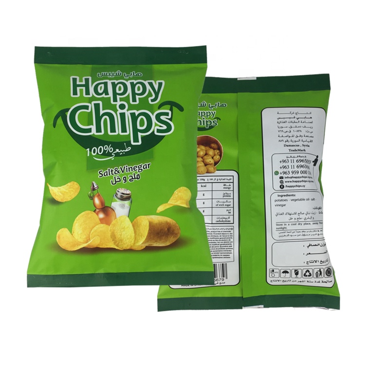 Sacos de vedação de calor personalizado impresso snack food francês batatas fritas chips sacos de embalagem