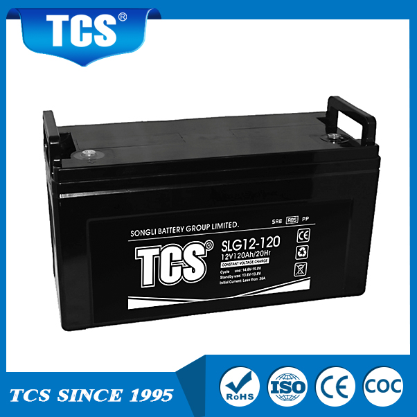 Bateria de armazenamento bateria gel slg12-120 tcs bateria