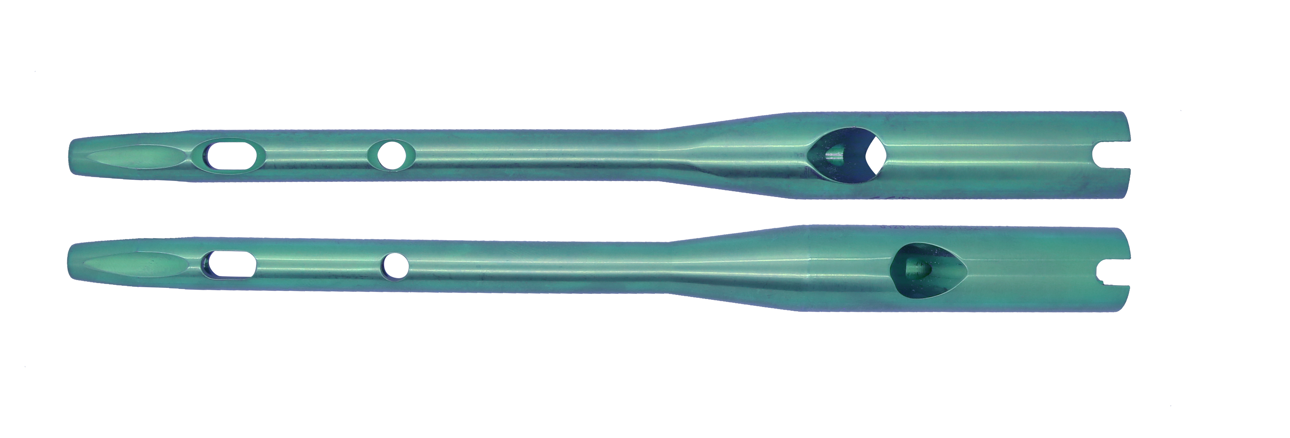 Antirtação femoral proximal do prego de PFNA, lâmina espiral com o braço distal dos objetivos, canulado