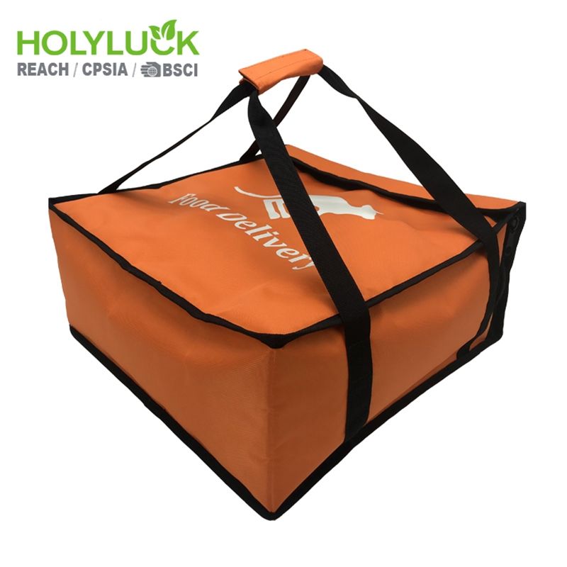 Alta padrão qualidade refrigerador saco de cor laranja saco de quente para entrega de pizza de alimentos