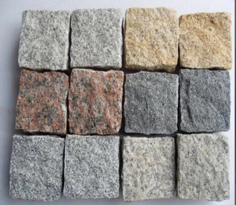 Top Quality Natural Granito Polido Pavimentação Cube Stone Para Paisagismo Pedra