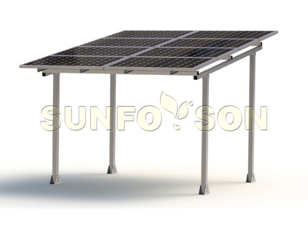 Estrutura de montagem do Sunrack Solar Carport