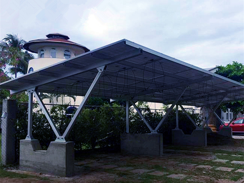 Estrutura de montagem PV da garagem solar