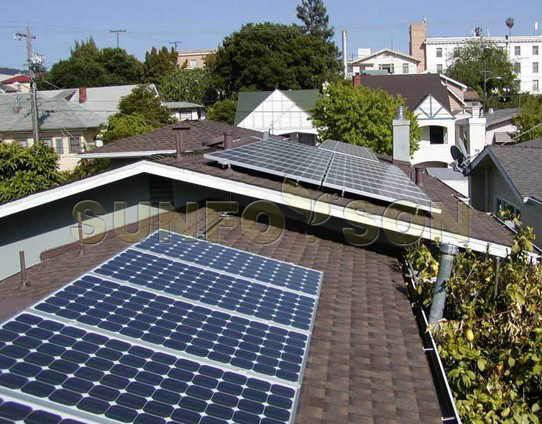 Sistema de montagem solar de telhado de telha