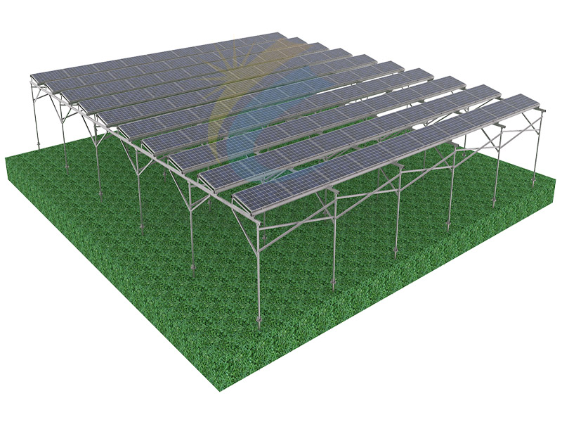 Estrutura solar de estufa agrícola