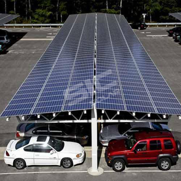 Sistema de montagem de garagem de alumínio solar