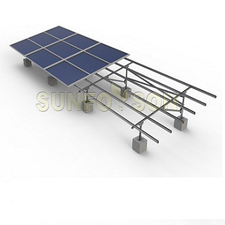 Sistema de montagem solar de aço galvanizando