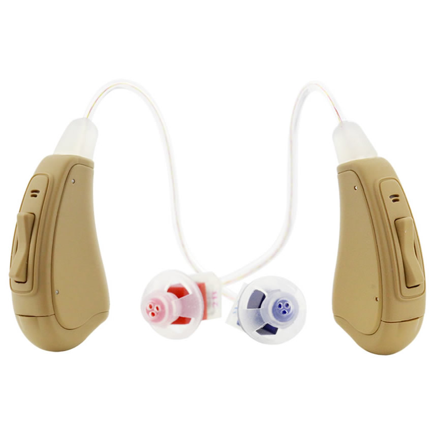 Alta clareza Ric Aparelhos auditivos, pequenas ajudas auditivas de abertura de BTE para os surdos