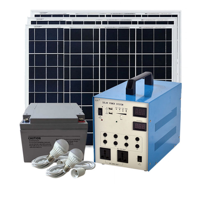 12V 300W poder solar para casas residenciais