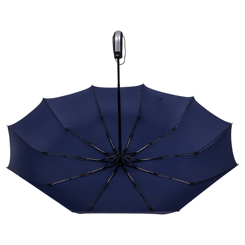 Personalizado logotipo vinil três dobráveis guarda-chuva de negócios