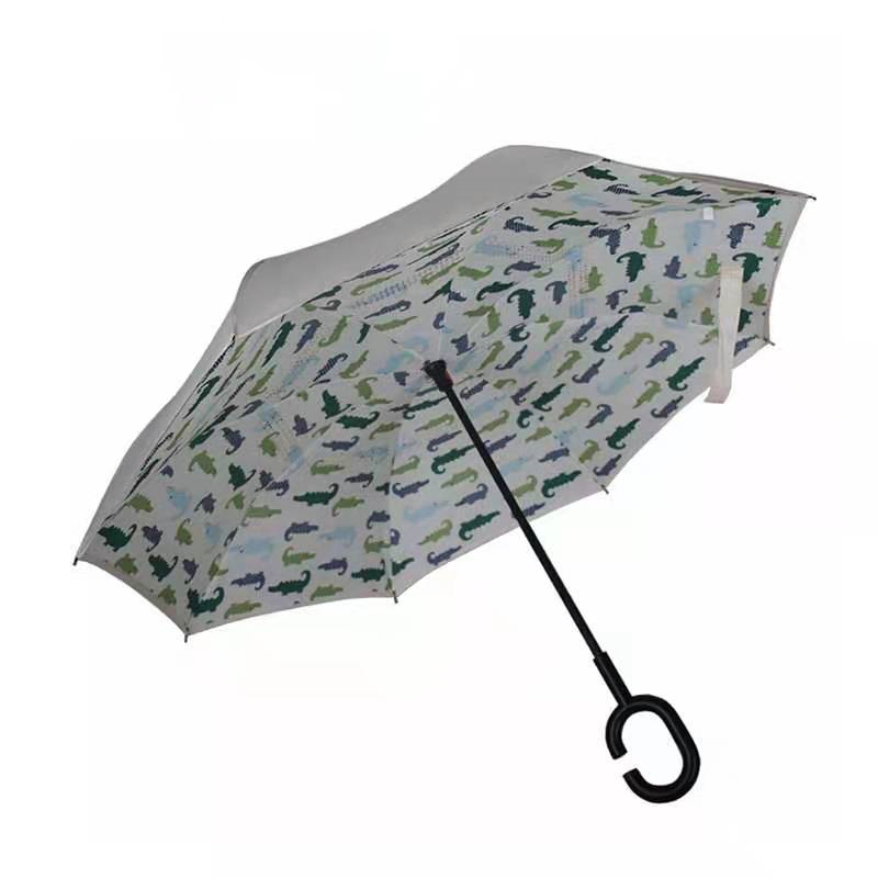 C lidar com guarda-chuva invertida à prova d'água