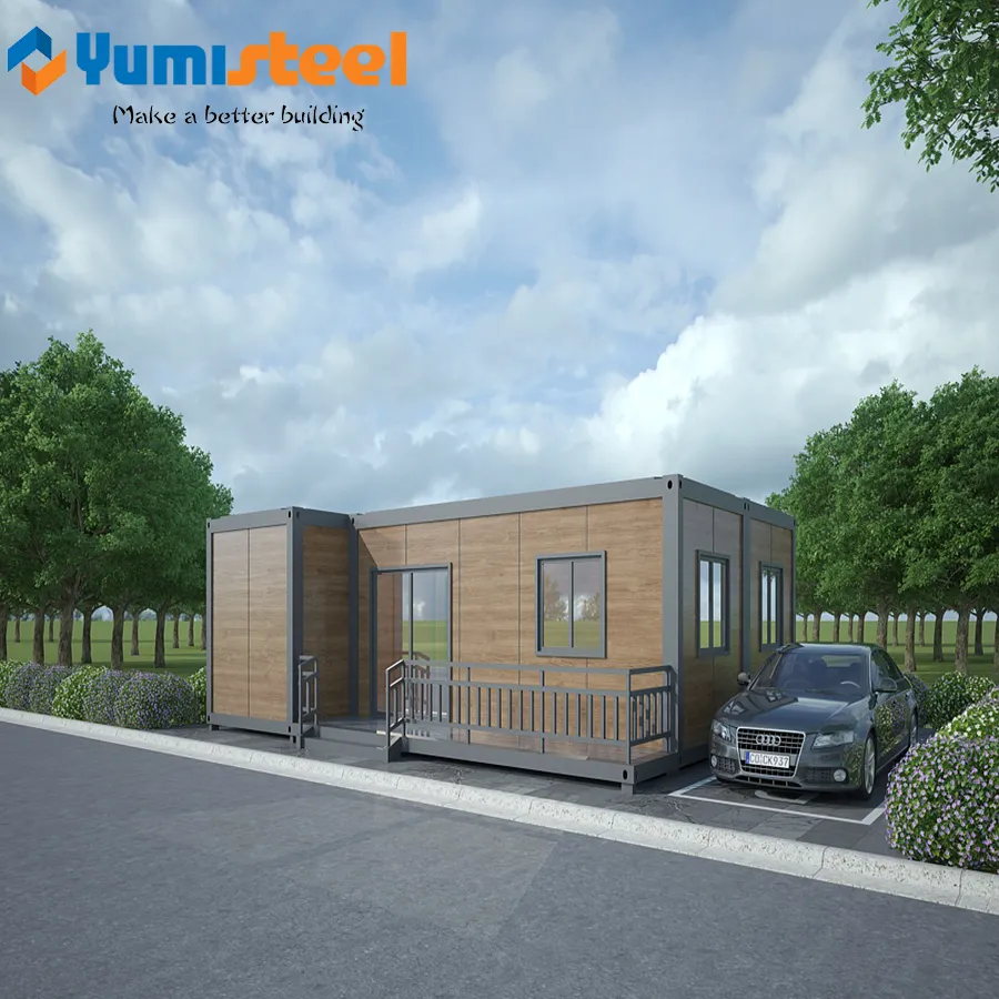 Casa de recipiente plana pré-fabricada para viver / escritório / home / warehouse