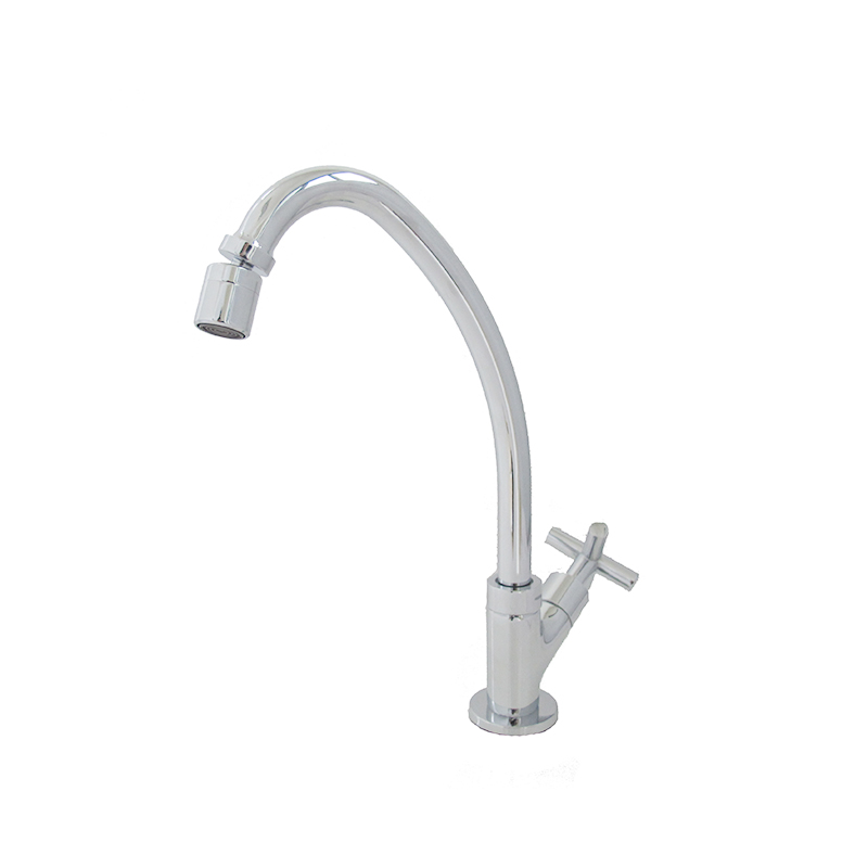 Chrome Hole Single Hole Cold Kitchen Water Tap