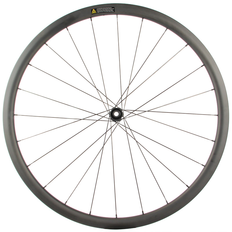 Conjunto de rodas de disco de carbono 700C, bicicleta de estrada, freio a disco de 23 mm de largura, tubular de carbono