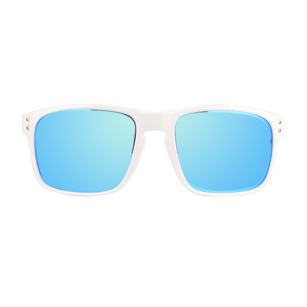 Óculos de sol quadrados coloridos para dirigir, óculos polarizados para esportes ao ar livre, homens de negócios, plástico, ce uv400