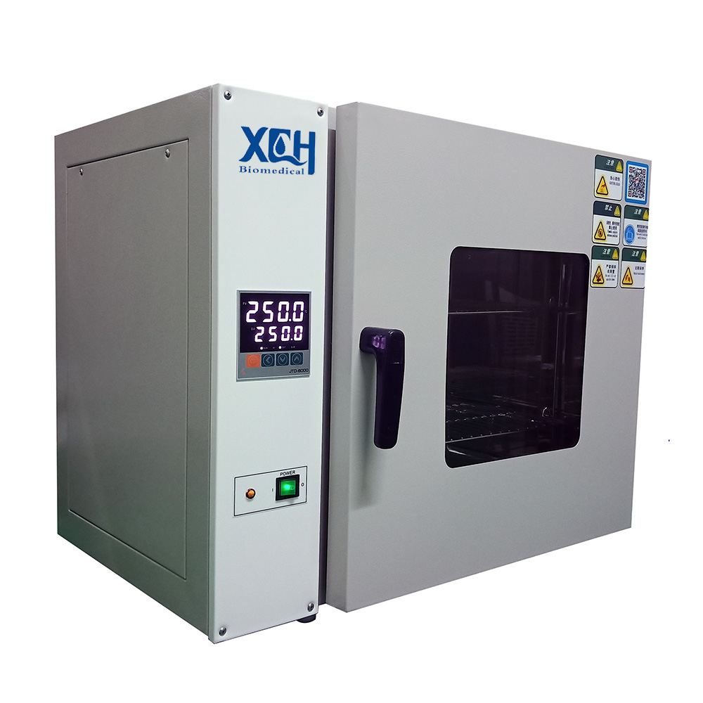 Forno de secagem de laboratório de ar quente com tratamento térmico termostático elétrico