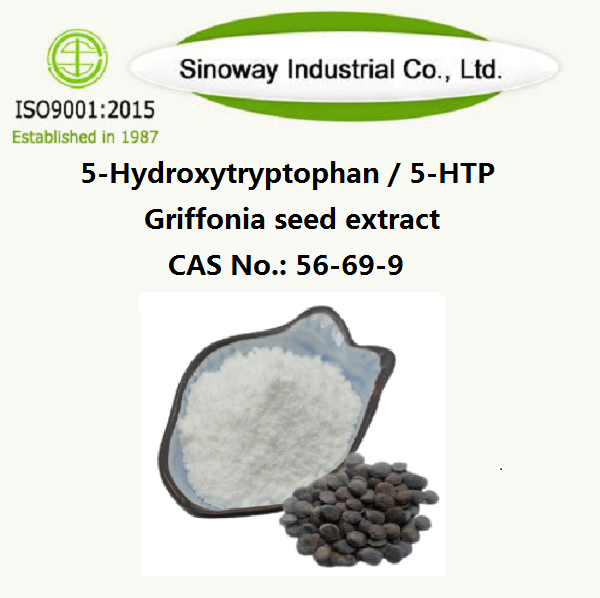 Extrato de semente de Griffonia / 5-Hidroxitriptofano / 5-HTP 56-69-9