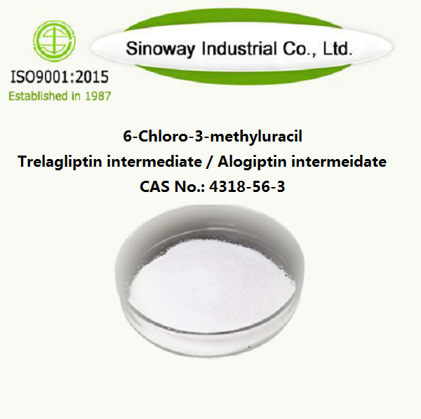 6-Cloro-3-metiluracil / intermediário de trelagliptina / intermediário de alogiptina 4318-56-3