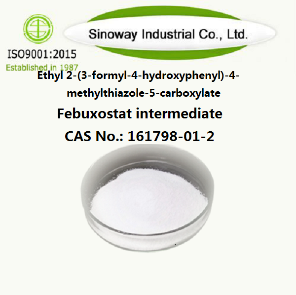 2-(3-formil-4-hidroxifenil)-4-metiltiazol-5-carboxilato de etila/Febuxostat intermediário 161798-01-2