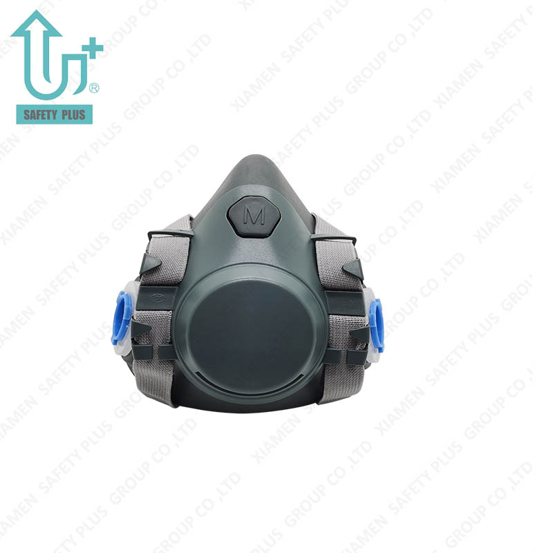Máscara antitóxica Proteção especial do trabalho Máscara de gás de borracha Filtro respiratório químico para mineração ou outra indústria de EPI
