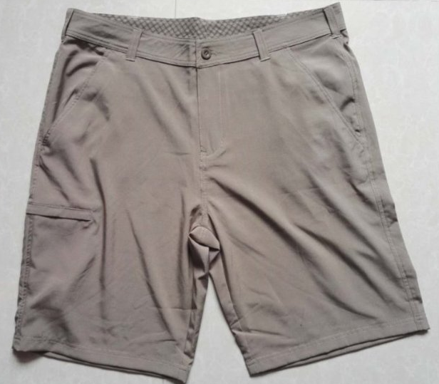 shorts leves masculinos Tecido elástico de poliéster