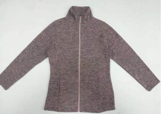 jaqueta leve suéter de poliéster tricotado