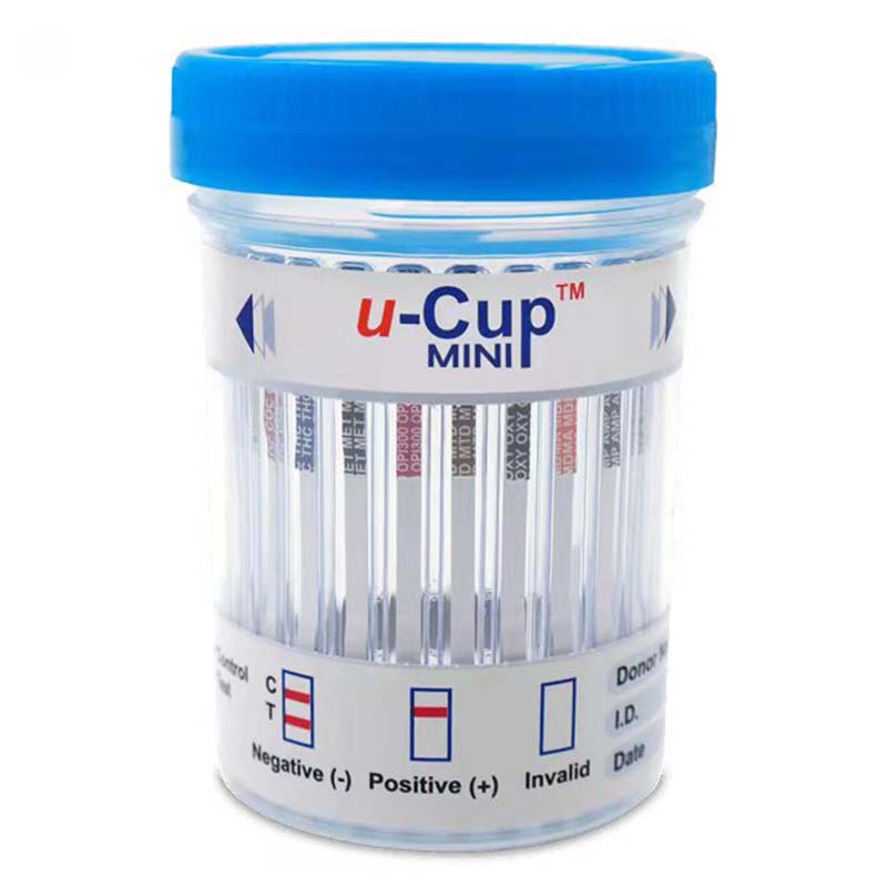 Teste rápido preciso Teste de drogas imediato personalizado para copo de urina multidrogas （Personalizável）