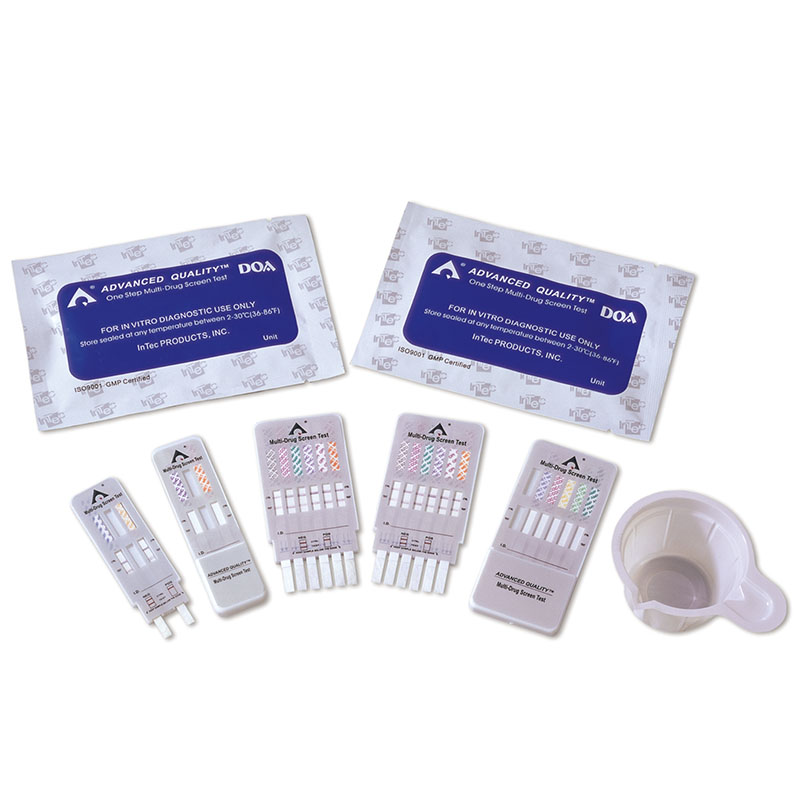 Kits de teste rápido de urina de alta precisão, drogas de abuso, teste de drogas, kit de teste 6 em 1