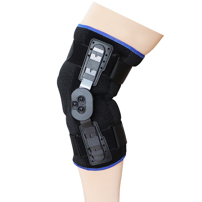 Tipo aberto do suporte do joelho articulado de alumínio para a fratura da torção da articulação do joelho e da fratura da tibiofibula
