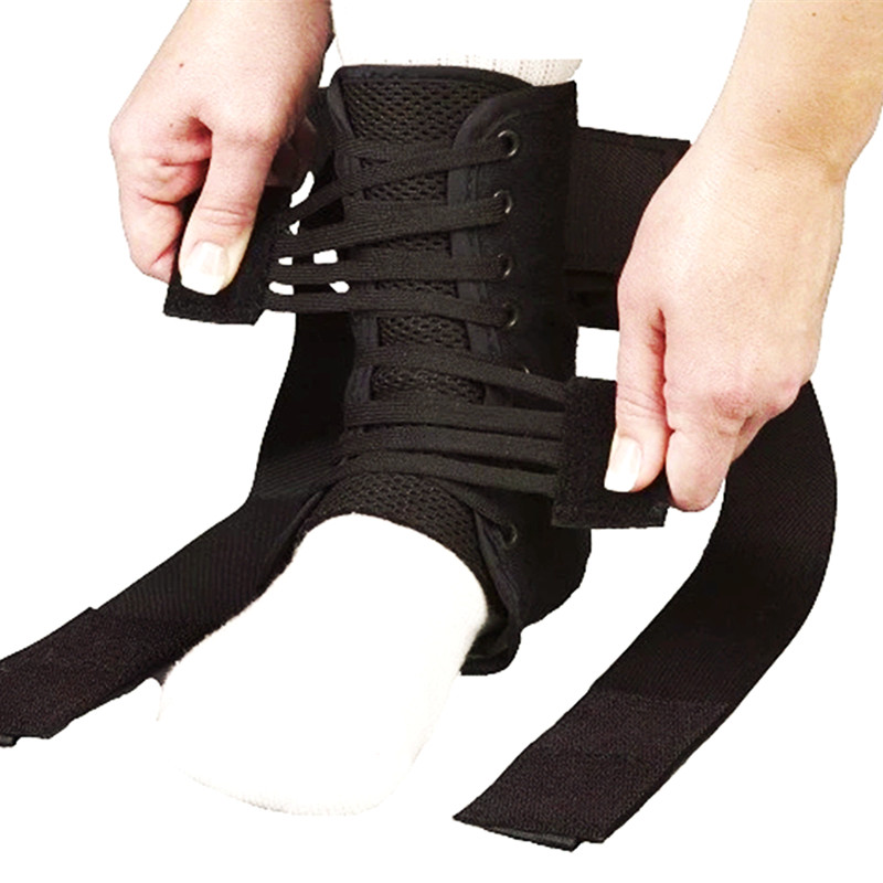 Apoio de cintas do tornozelo de Lace-up com estadias de plástico personalizadas Fabricante
