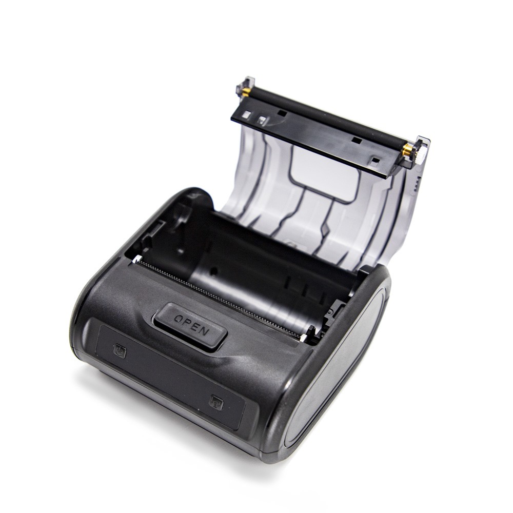Impressora térmica portátil de bluetooth móvel com código de barras portátil de etiqueta de etiqueta portátil de 80 mm
