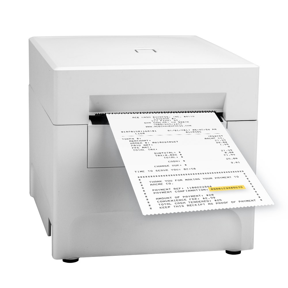 Impressora térmica de alta velocidade da fatura da posição do Desktop do recibo de 3inches com cortador automático